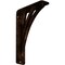 Ekena Millwork Nevio Wrought Iron Bracket, (Single center brace), Antiqued Copper 1 1/2"W x 5 1/2"D x 8"H BKTM01X05X08SNEACO - alternate 1